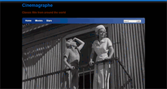 Desktop Screenshot of cinemagraphe.com